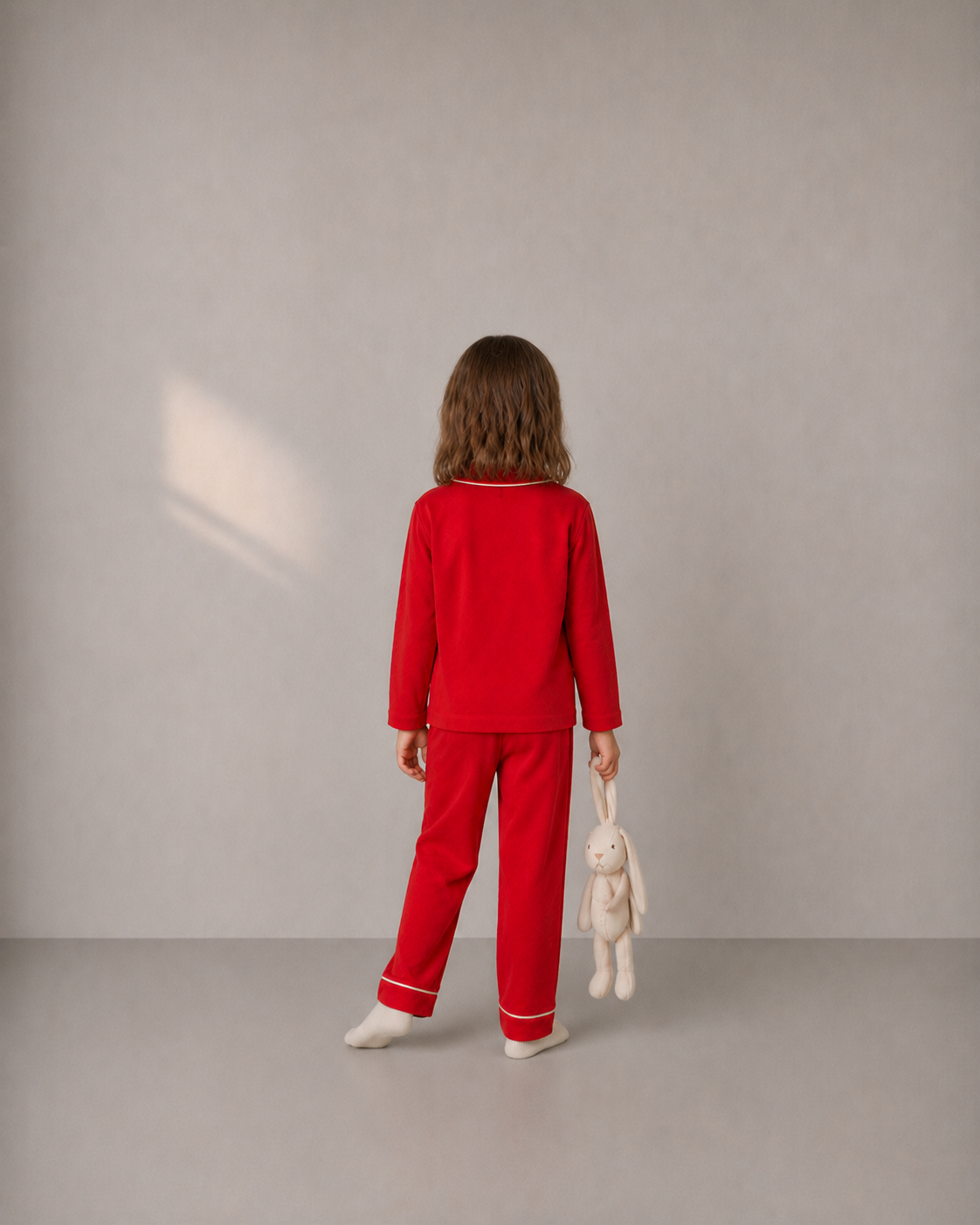 Red Cotton Pajama Set