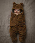 Brown Little Bear Welsoft Baby Wrap