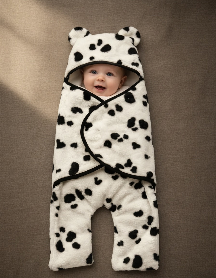 Little Spot Sherpa Baby Wrap