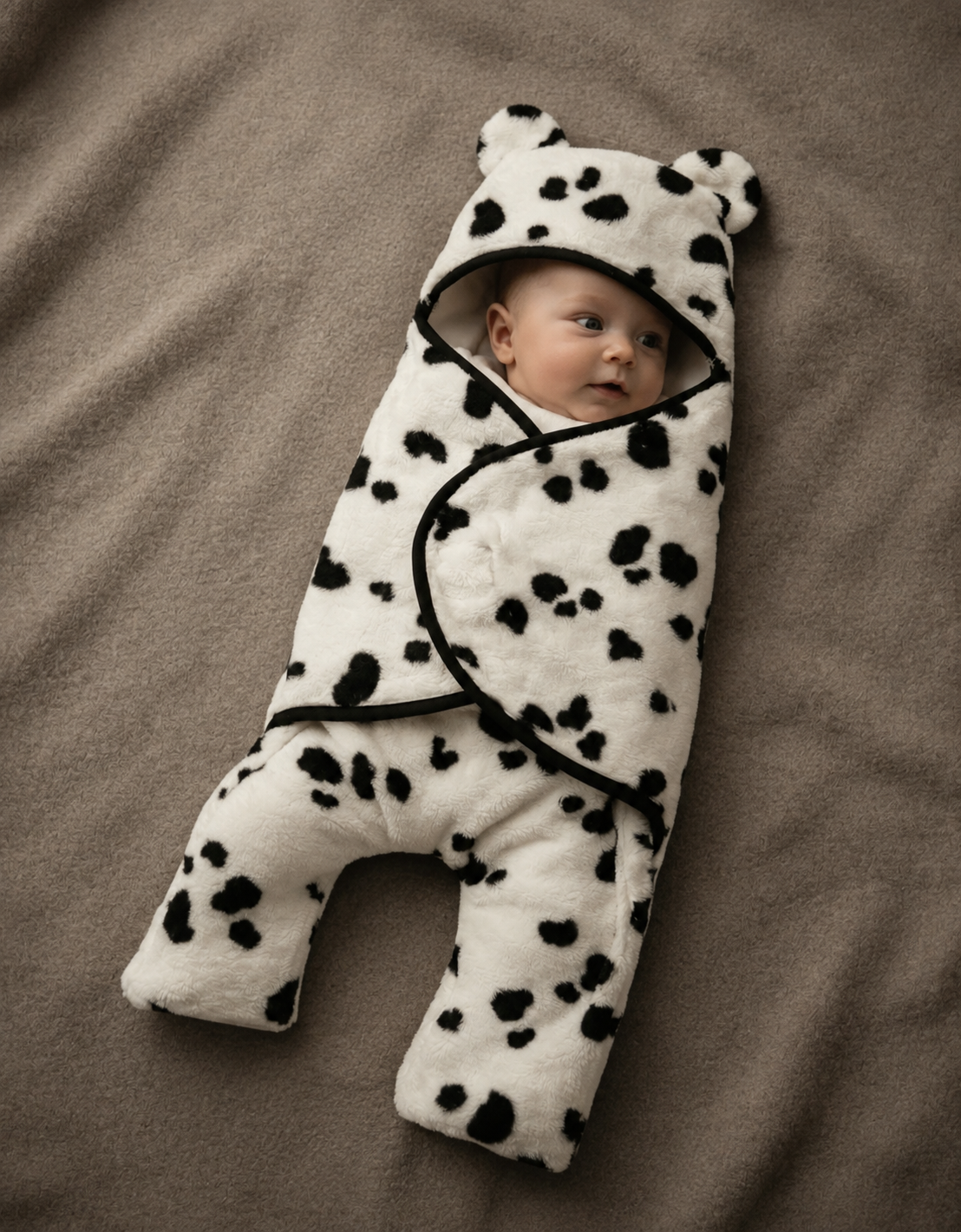 Little Spot Sherpa Baby Wrap