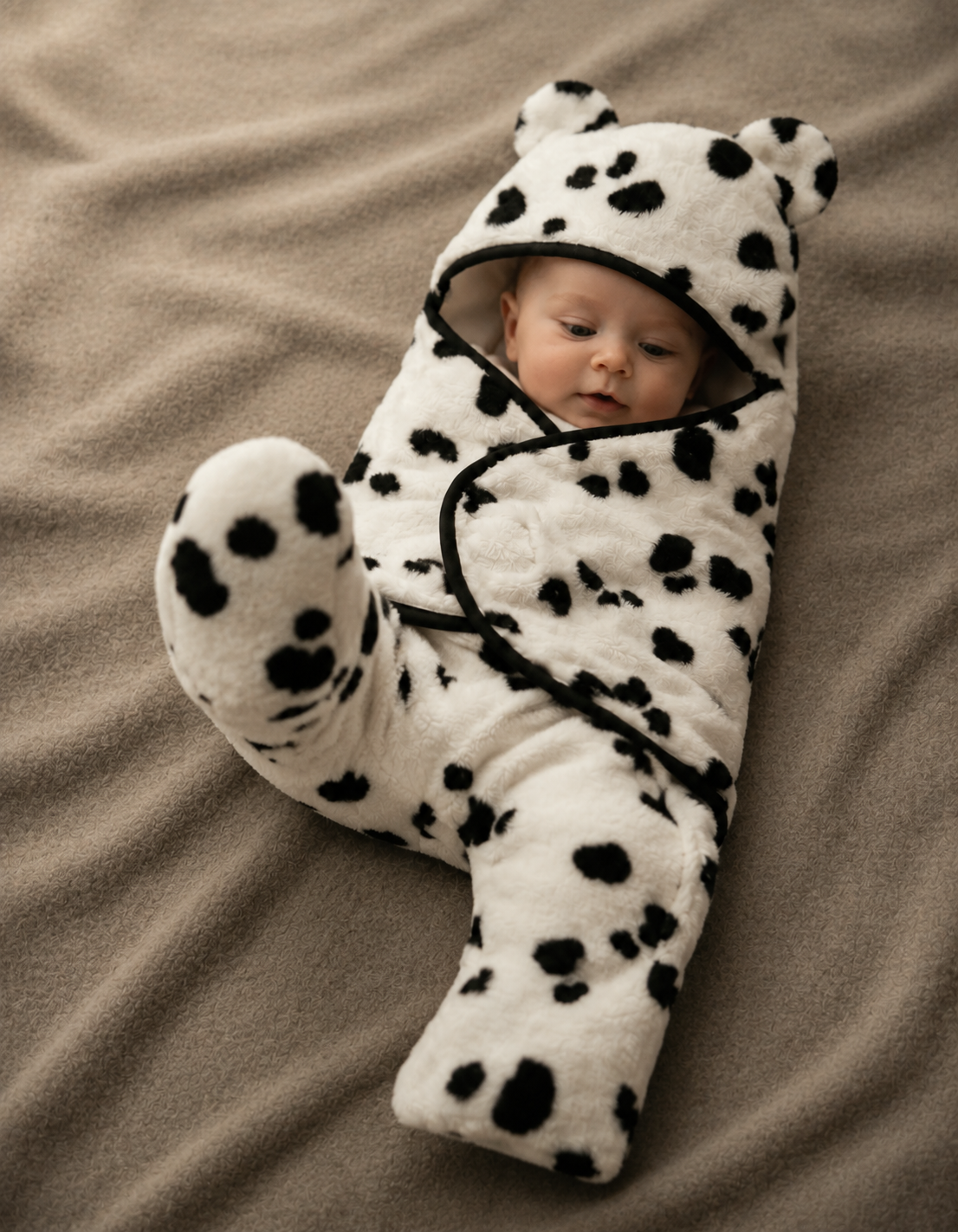 Little Spot Sherpa Baby Wrap